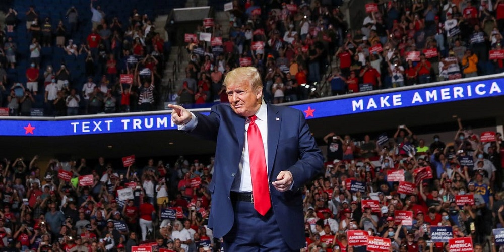 Donald Trump urges Americans to vote twice in US Election to test if system is rigged