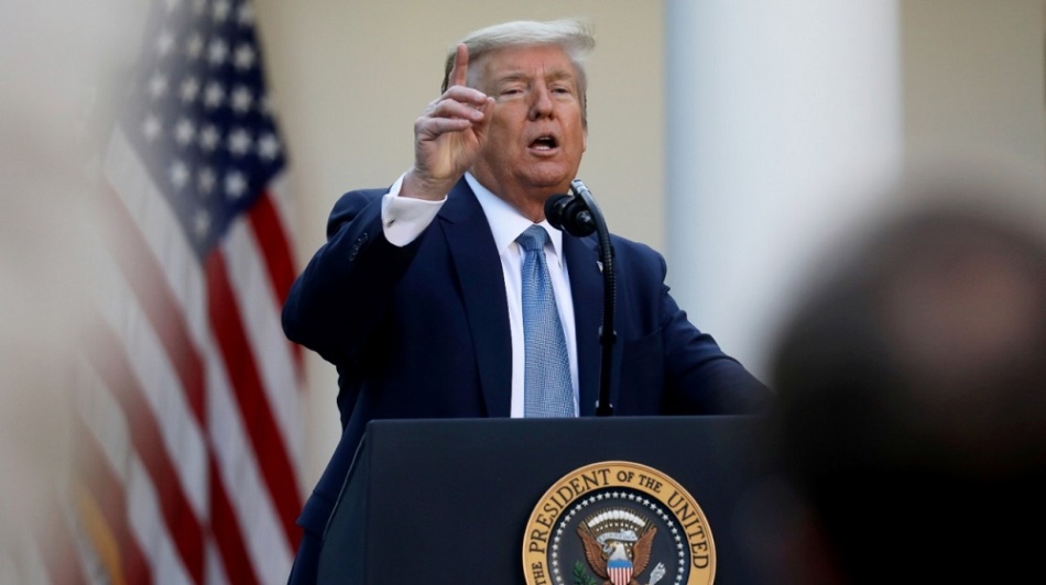 Trump Blames High Coronavirus Death Rate on Blue States