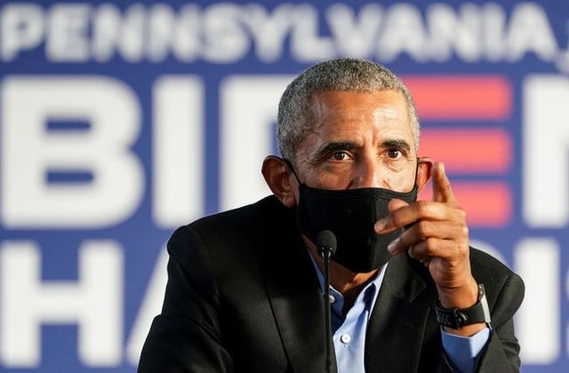 Obama blasts Trump’s tweets, track record in 2020 campaign trail debut