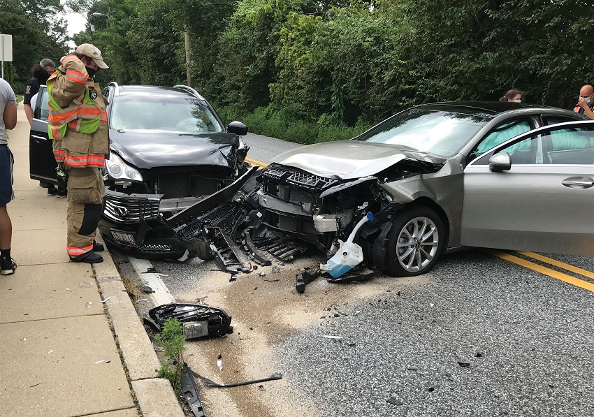 Car accident in Gates