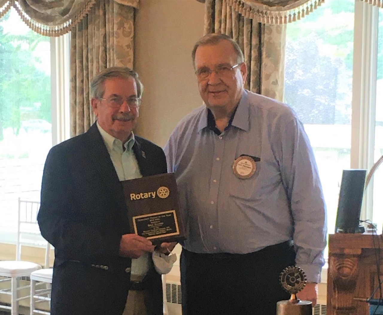 Rotary Honors Bill Sauers for service to Greece Community