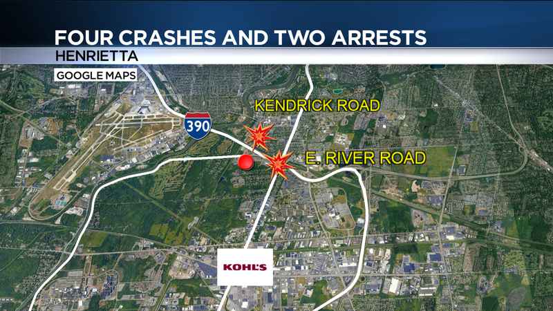 MCSO releases names of 2 arrested after chase results in 4 crashes