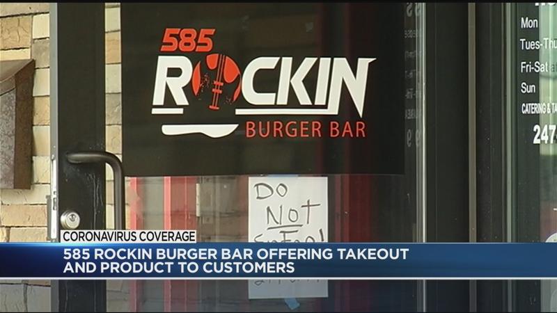 Open for Business: 585 Rockin’ Burger Bar selling raw products for those who want to avoid grocery store crowds