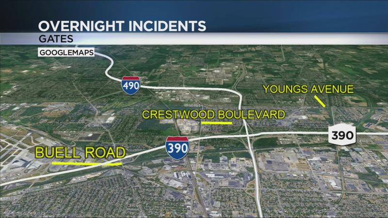 Gates Police warning residents of several overnight incidents involving cars