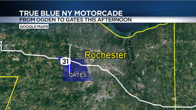 ‘True Blue NY’ motorcade expecting large turnout Saturday