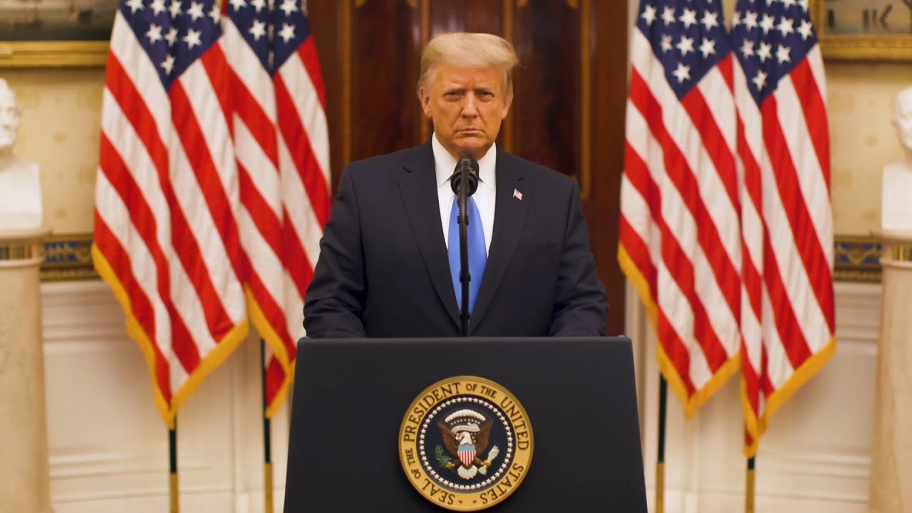 Trump doesn’t mention Biden in farewell address