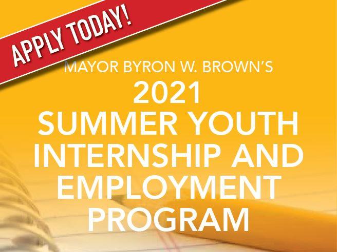 Mayor Brown Launches Application Period For 2021 Summer Youth Internship Program