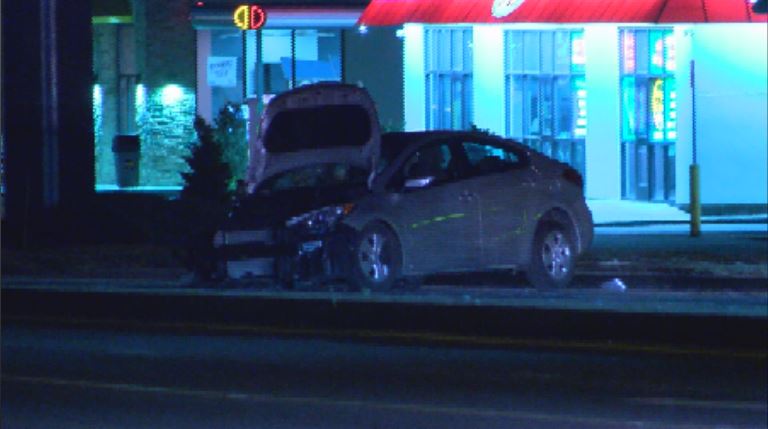 2 hospitalized after Jefferson Road crash