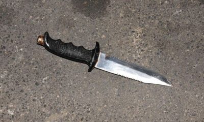 One charged after double-stabbing, brandishing knife at officers