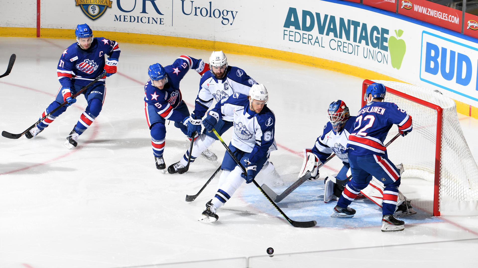Crunch beat Amerks in overtime, 4-3