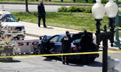 Officer killed, another hurt after vehicle rams into barricade at U.S. Capitol