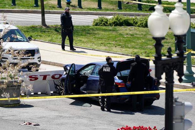 Officer killed, another hurt after vehicle rams into barricade at U.S. Capitol