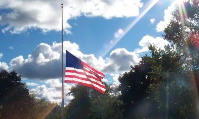 Flags on State government buildings flown at half