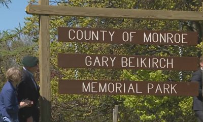 Monroe County dedication in Highland Park for local Medal of Honor recipient Gary Beikirch