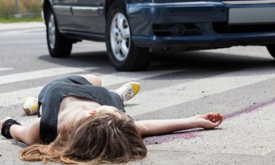 Woman hit by a car on Lake Avenue