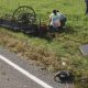 A collision between a vehicle and a horse-and-buggy in Yates County