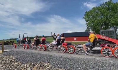 Rail tracks get transformed and being put to extraordinary use