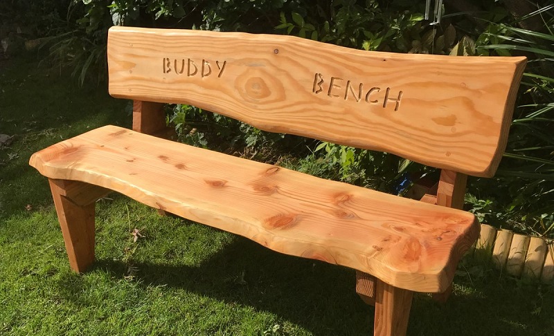 A girl raises money for Buddy Bench in her sister’s honor