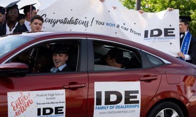High school senior wins new car during graduation ceremony