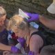 Rockfall at Stony Brook State Park, a woman is injured