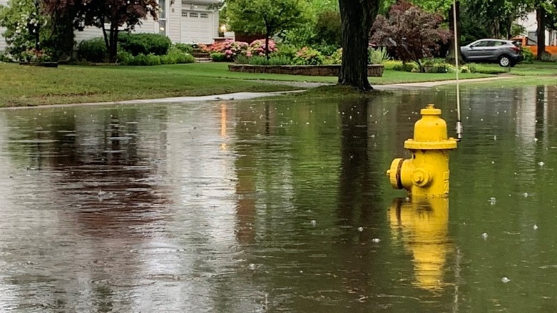 Parts of the road got 3 to 5 inches of water in Irondequoit after stormwater floods