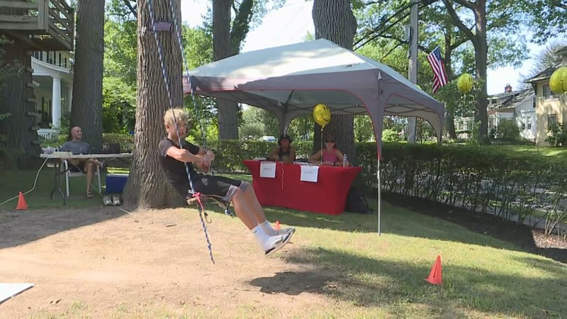 East Rochester 12-year-old broke the Guinness world record for longest swing East Rochester 12-year-old broke the Guinness world record for longest swing