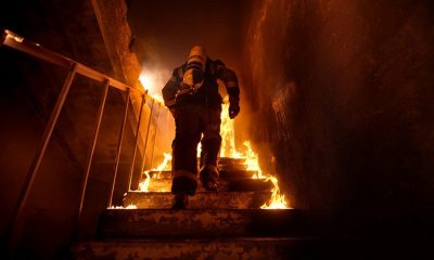 Firefighters battle house fire in Livingston County