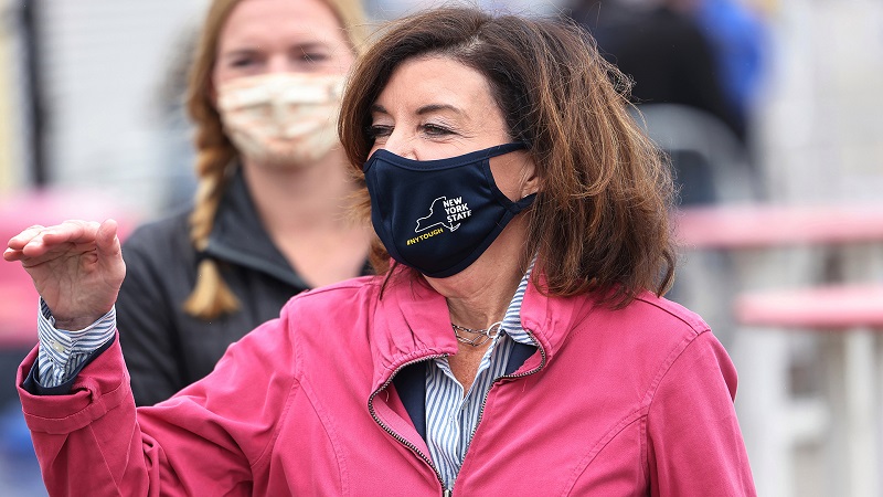 Gov. Kathy Hochul signed a number of laws designed to strengthen and protect the state’s workforce