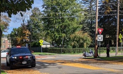 Motorcyclist hit roundabout in Elmira