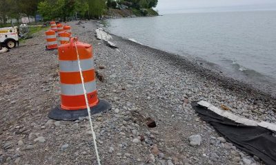 Lake Ontario outflows increased through mid-December