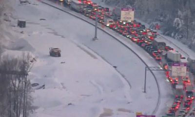 Couple finally home after being stuck on I-95 for 19 hours