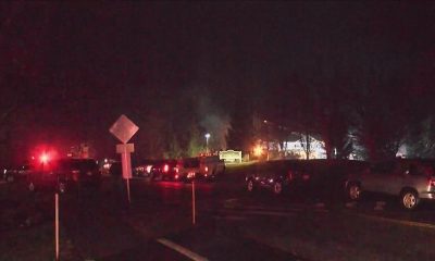 Residents evacuated after a large apartment fire in Honeoye Falls