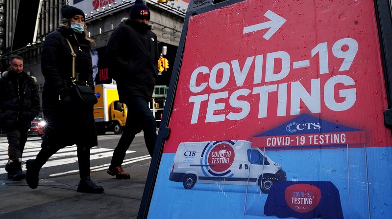 NY COVID-19 cases continue to decline NY COVID-19 cases continue to decline