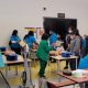 Youngsters and their parents learn healthcare lessons from the experts at East High School in Rochester
