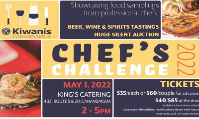 Canandaigua Kiwanis Club’s Chef’s Challenge is back as an in-person event