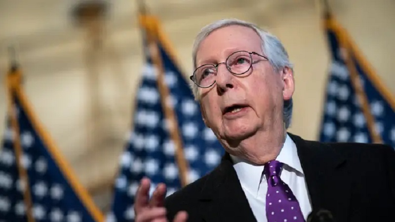 Senate Minority Leader Mitch McConnell: If Republicans retake Congress, ‘we’ll make sure Joe Biden is a moderate’ Senate Minority Leader Mitch McConnell: If Republicans retake Congress, ‘we’ll make sure Joe Biden is a moderate’