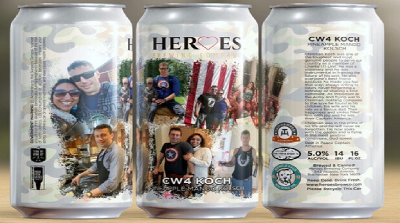 Beer in honor of Christian Koch, fallen National Guard airman Beer in honor of Christian Koch, fallen National Guard airman