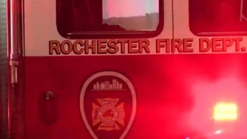 House fire on McNaughton Street, Rochester Fire Department investigating House fire on McNaughton Street, Rochester Fire Department investigating