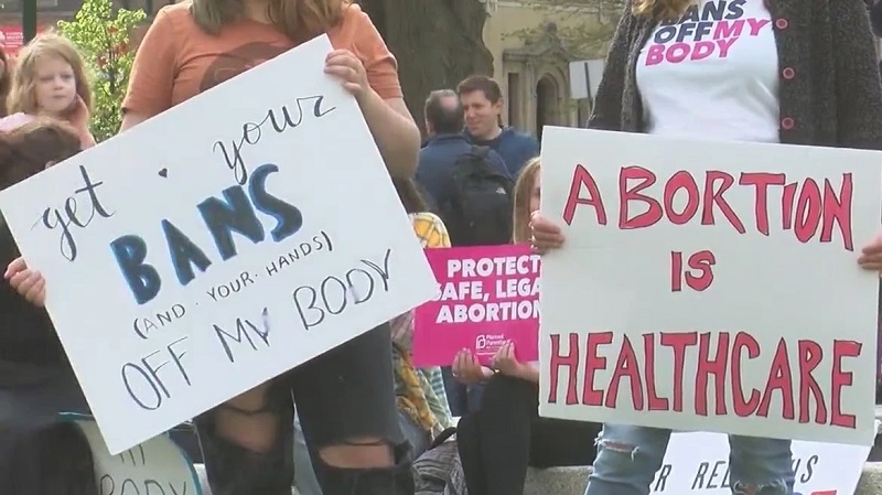 Abortion-rights rally held in Seneca Falls