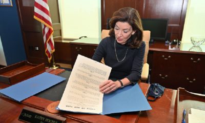Governor Kathy Hochul signs new street safety laws
