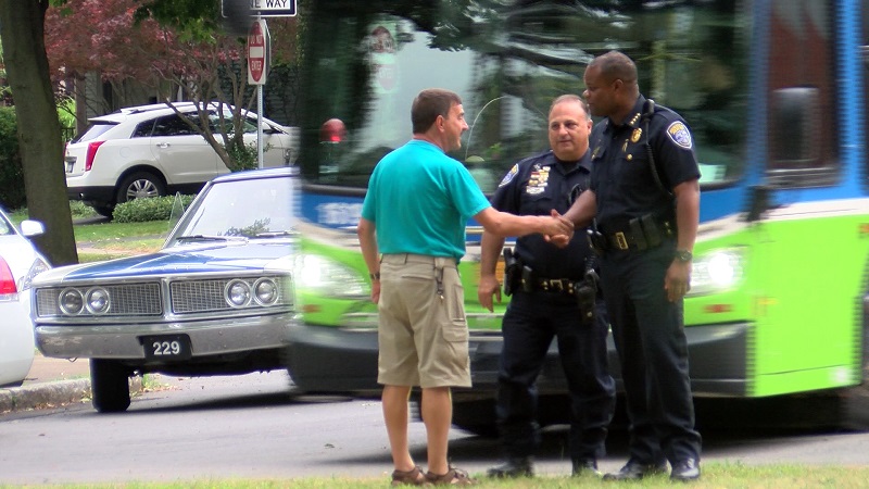 The Rochester Police Department promotes positive police-community relationship during National Night Out The Rochester Police Department promotes positive police-community relationship during National Night Out