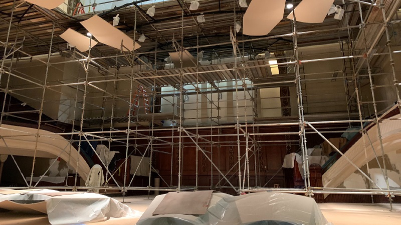 Hochstein’s performance hall under construction