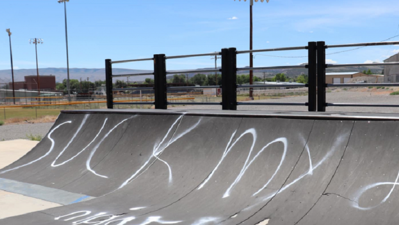 Racist graffiti found at Rochester Skate Park Racist graffiti found at Rochester Skate Park