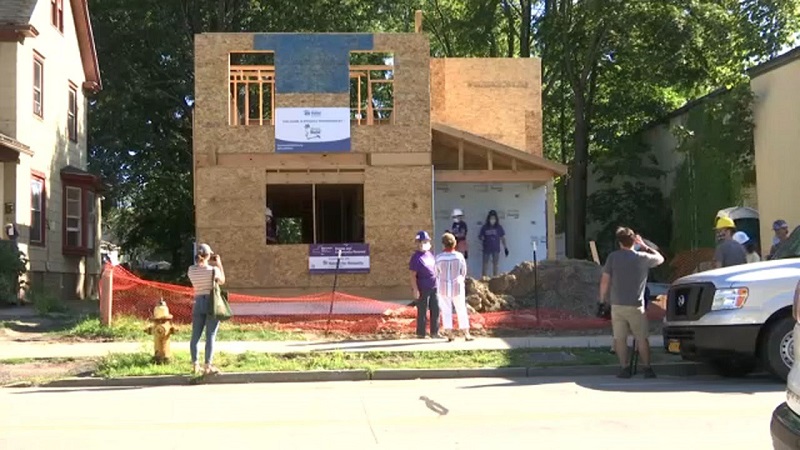 Flower City Habitat for Humanity holds building event Flower City Habitat for Humanity holds building event