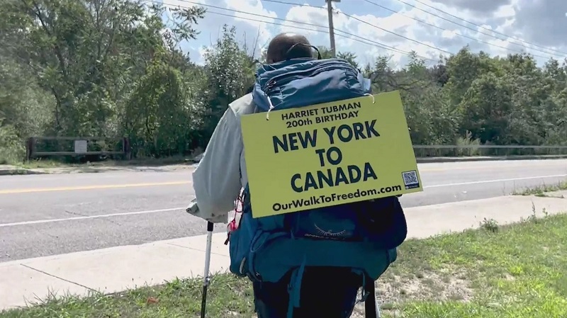 Philadelphia man retraces steps of Harriet Tubman, stops in Rochester