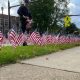 2,996 American flags placed at Elmira College in remembrance of 9/11