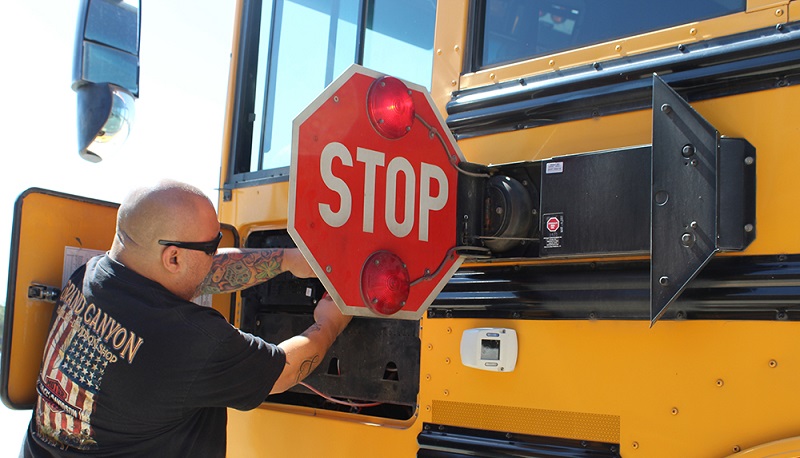 Monroe adds stop arm cameras to school buses Monroe adds stop arm cameras to school buses