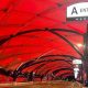 Rochester illuminated in red to honor Rochester firefighter