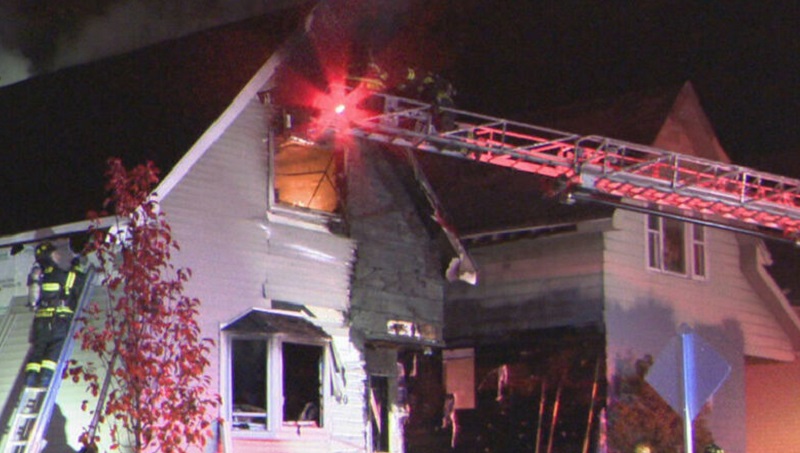 After a second fire, a vacant house on Weaver St. destroyed After a second fire, a vacant house on Weaver St. destroyed