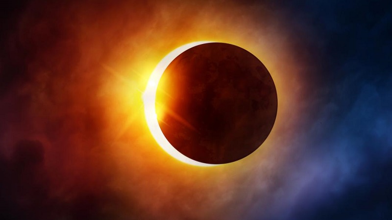 What makes this eclipse in April different from the one that occurred in 2017?